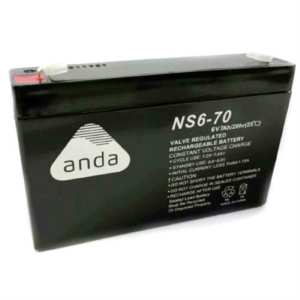 AGM BATTERY NS 6V  7AH (C20) T1