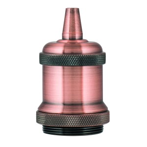 Retro Lampholder Alu E27 Compl. Copper Antique