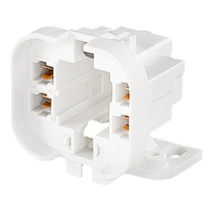 BJB 26.745.2371.50 G24q-3 Lampholder Screw fixing Horizontal