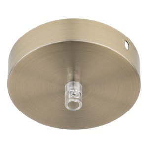 Ceiling Cup Metal Bronze Antique + Transparent Cord Grip
