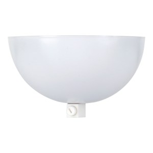 Ceiling Cup Bowl White + White Cord Grip