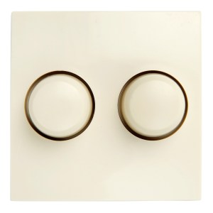 Tradim 03816 Cover+buttons (duo) Berker S1 Cream