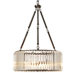 Chandelier Alistair Single Black Metal