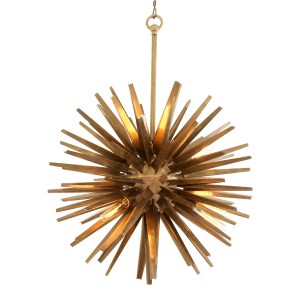 Chandelier Huxley L Brass Vintage