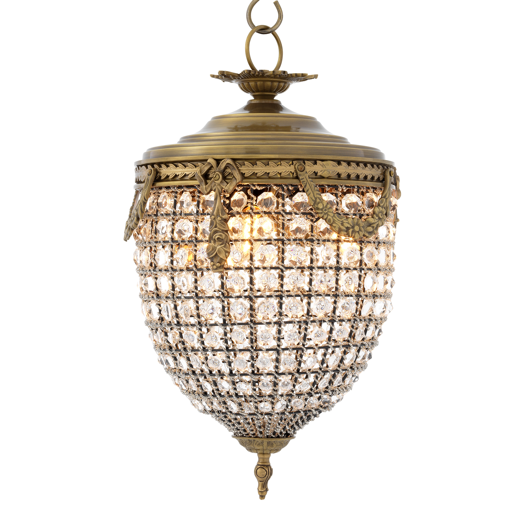 Chandelier Maximilian XS Antique Brass