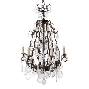 Chandelier Lattimer Antique Brass