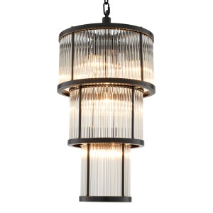 Chandelier Lancaster Zinc Clear