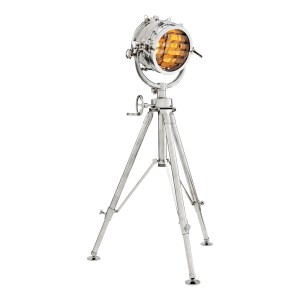Floor Lamp Franklin Polished Aluminum