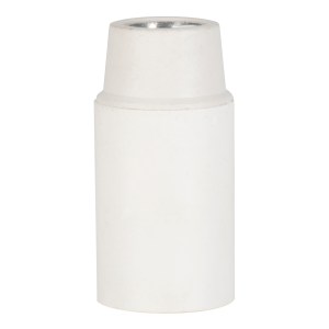 Lampholder E14 TP Plain White
