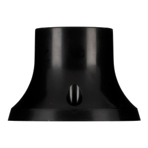 Lampholder E27 TP Surface-mounted Straight Black