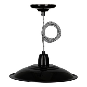 Pendant Cult E27 Black 1.5M 2C Black/White