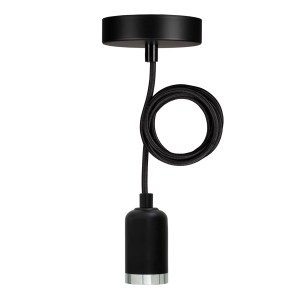 Pendant Bari E27 Black 1.5M 2C Black