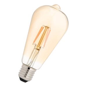 LED Filament ST64 E27 240V 4W 2200K Gold Night Sensor
