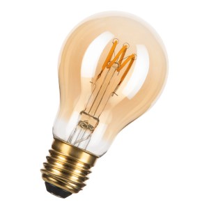 Spiraled Basic A60 E27 240V 3W 2000K Gold