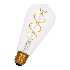 Spiraled Basic ST64 E27 240V 5W 2200K Clear