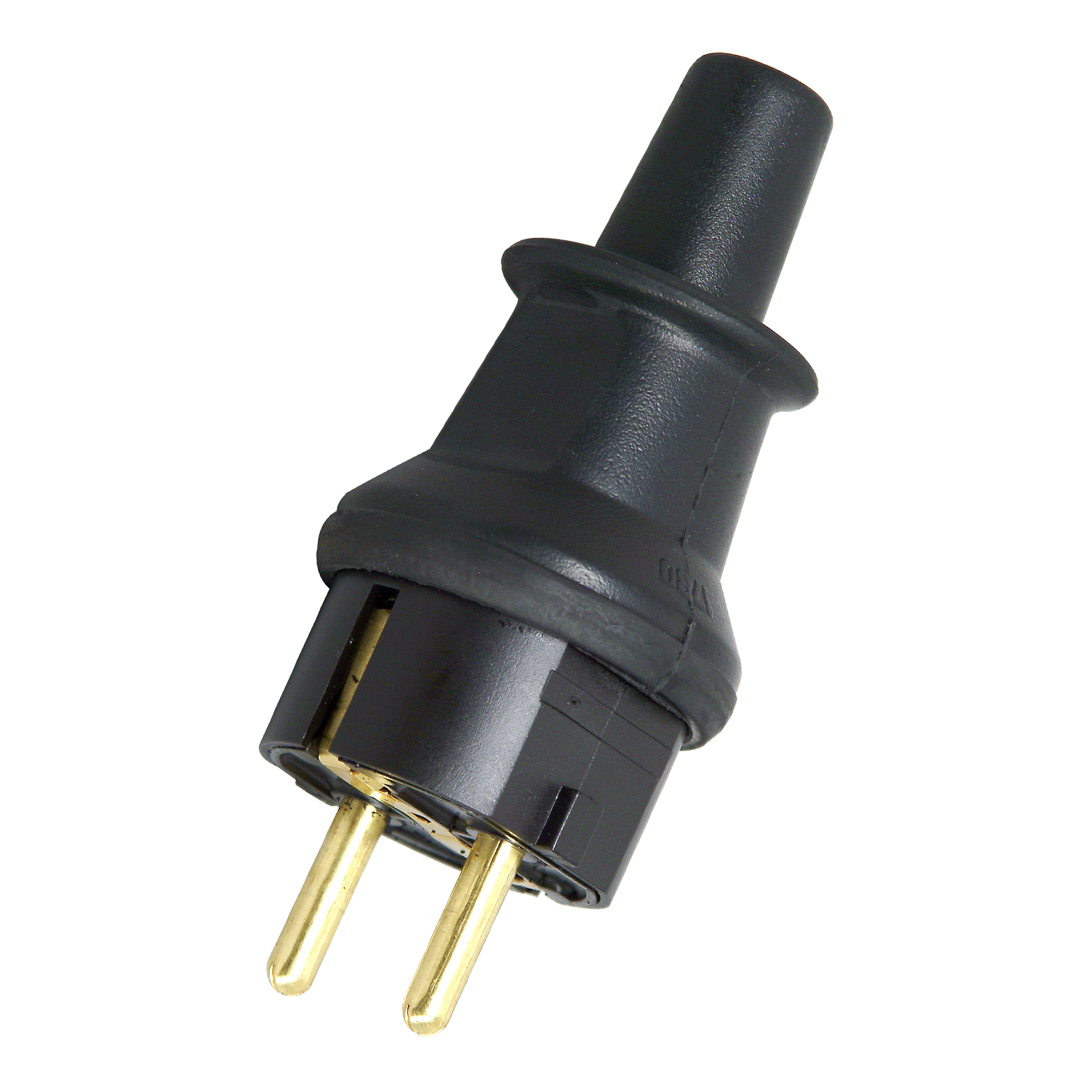 Kopp 173016008 Plug w/ground IP44 Black