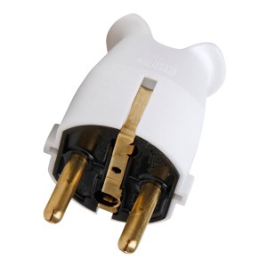 Kopp 175701009 Plug w/ground White