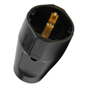 Kopp 182105054 Coupling w/ground Black
