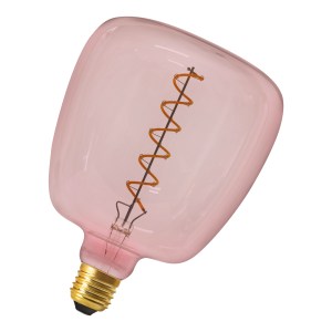 LED Colour Flask E27 4W Pink