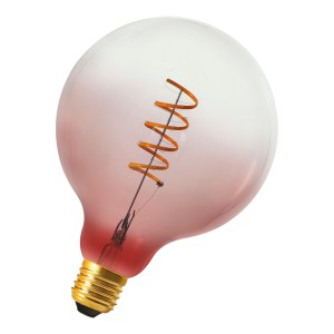 LED Colour Globe E27 4W Pink/Clear