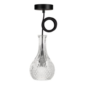 Crystal Pendant Johnnie E27 Glass 1.5M