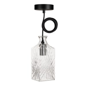 Crystal Pendant Jack E27 Glass 1.5M