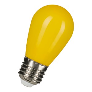 LED ST45 E27 240V 1W Yellow