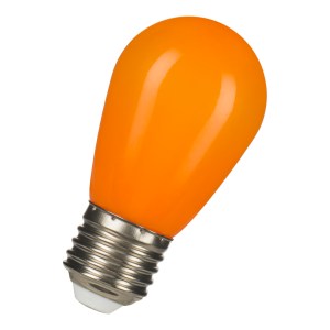 LED ST45 E27 240V 1W Orange
