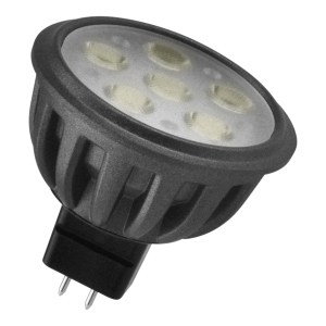 BaiSpot Black LED MR16 GU5.3 12V 6W 927 24D Dimm