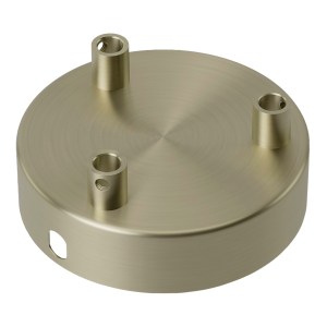 Ceiling Cup Metal Satin Bronze 3 holes dia 100mm