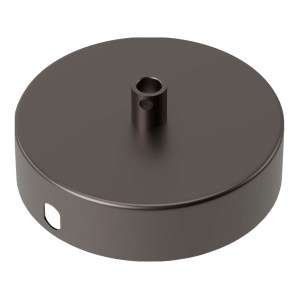 Ceiling Cup Metal Satin Pearl Black 1 hole dia 100mm