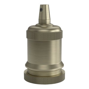 Lampholder E27 Alu Satin Bronze 50x71mm