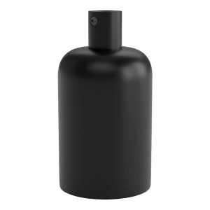 Lampholder E27 Alu Satin Black 42x63mm