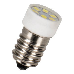 LED E14 T16x30 130V AC/DC 1.2W White