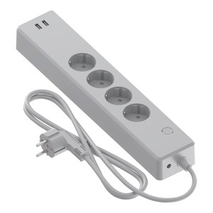 Smart WIFI Table Receptacle 4-way NL + 2 USB