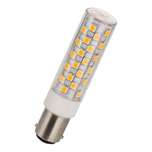 LED Ba15d T18x80 240V 6.3W 2700K Dimm