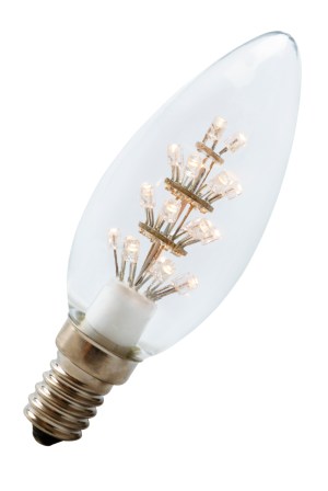 DIP24 Candle C35 E14 240V 1.1W 2100K