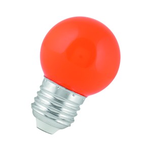 LED Ball G45 E27 240V 1W Orange