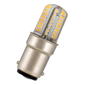 LED Ba15d T15X45 10V-30V AC/DC 1.8W WW