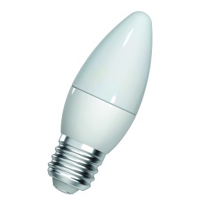 LED Candle E27 240V 6W 827 Frosted Dimm