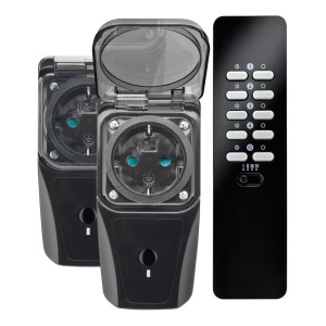 Wireless Switching Starter Set Black Outdoor