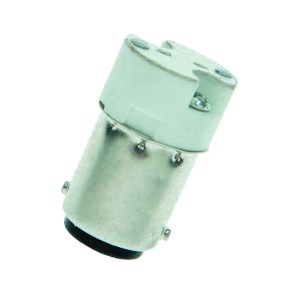 Adaptor/Lampholder Ba15d to G4/G6/MR8/MR11/MR16 90C