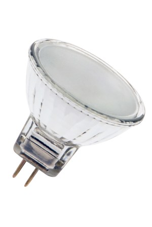 MR11 GU4 Cover 12V 20W 30D ALU Frosted Xenon