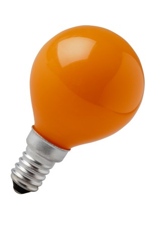 Ball E14 G45 230V 25W Orange