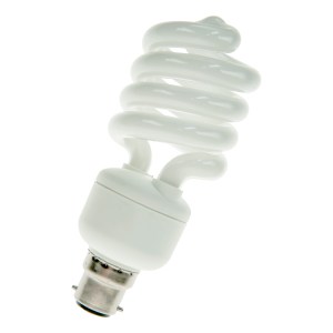 T4 Spiral B22d 240V 25W/827 8000