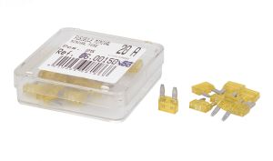 KNIVSIKRING MINI 20A GUL