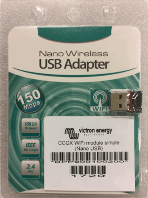 CCGX WiFi module simple