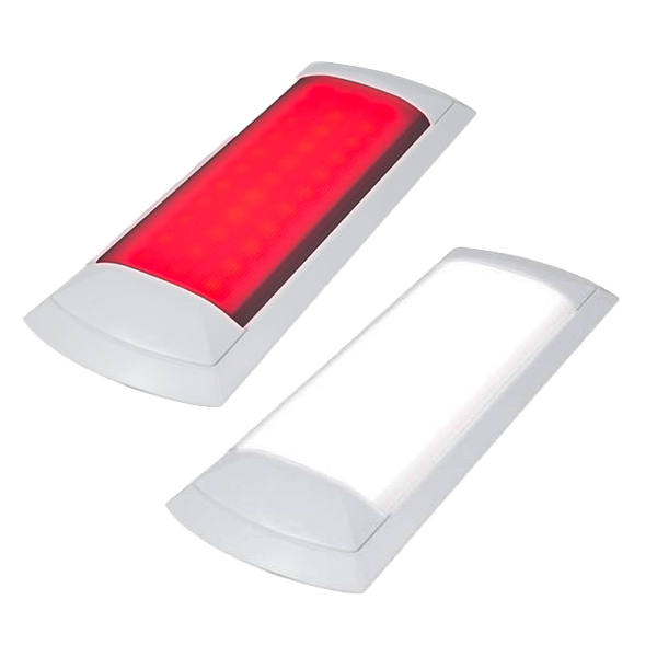 MPFL Double Circuit LED Multi-Purpose fixtures 18Watt 85-265Vac 50~60Hz (White 3900k + RED)