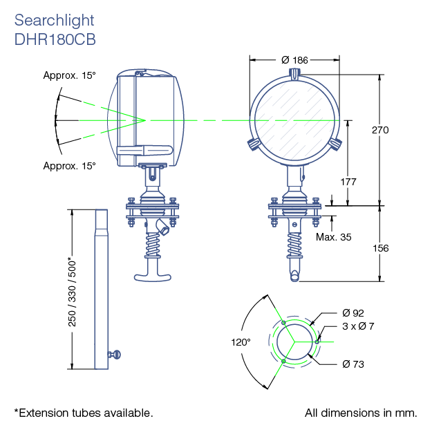DHR180CB LED - Bilde 2