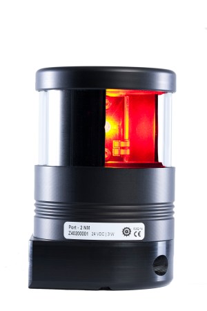 DHR40 - LED Babord, Rød, Side Montert